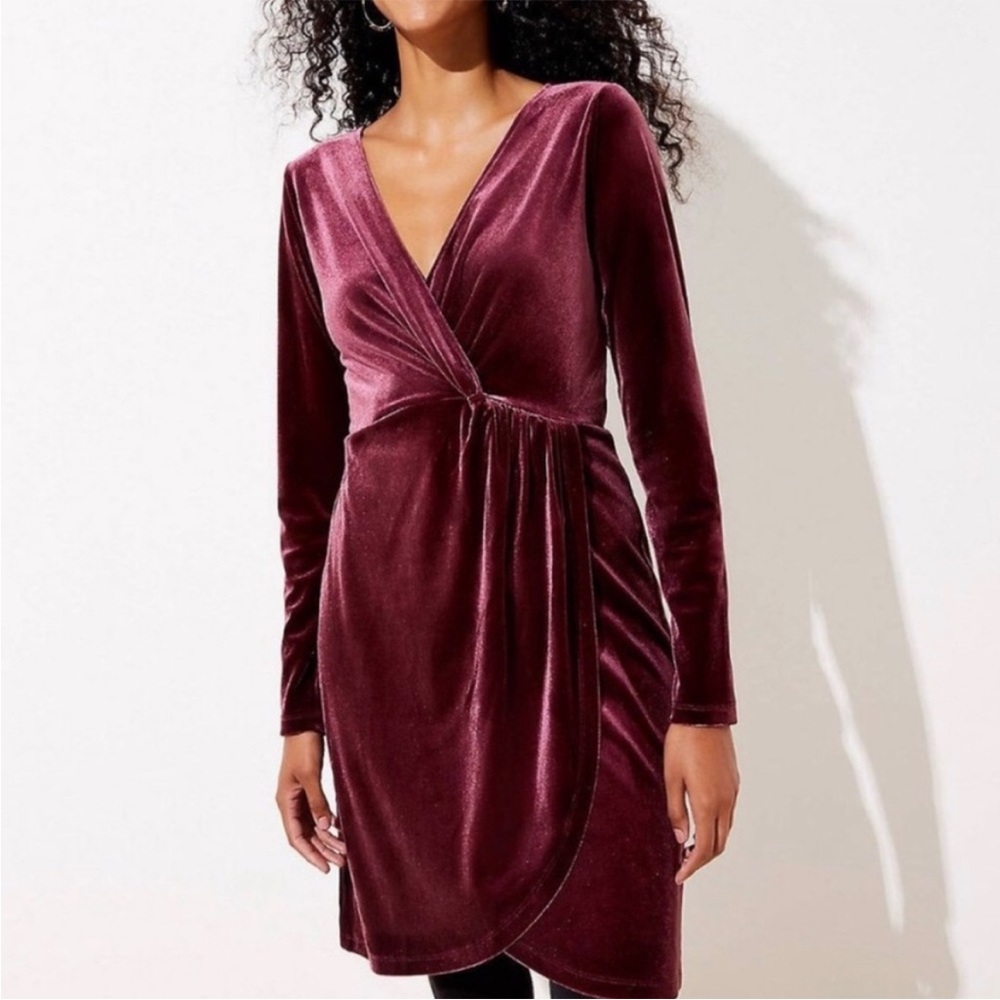 NWOT ✨ Loft Velvet Dress